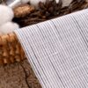 linenschina3537 (10) Linen Cotton Stripe Fabric - 145g Medium Weight, 140cm Width, Yarn-Dyed Quality - Summer Style #3537