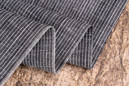 linenschina3537 (4) Linen Cotton Stripe Fabric - 145g Medium Weight, 140cm Width, Yarn-Dyed Quality - Summer Style #3537