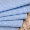 linenschina3537 (9) Linen Cotton Stripe Fabric - 145g Medium Weight, 140cm Width, Yarn-Dyed Quality - Summer Style #3537