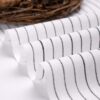 linenschina3538 (4) Linen Cotton Stripe Fabric - 141g Medium Weight, 140cm Width, Classic Design - Seasonal Wardrobe #3538