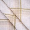 linenschina3540 (7) Light Linen Cotton Stripe - 116g Ultra Light, 140cm Width, Breezy Summer Fabric #3540