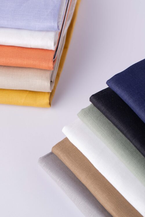 Pure Hemp Fabric - 121g Lightweight, 135cm Width, Natural Antibacterial - Spring Summer #3636