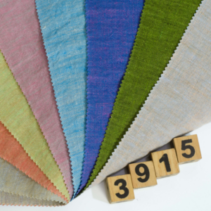 linenschina3915 (1) Premium Yarn-Dyed Hemp - 126g Lightweight, 140cm Width, Sandwashed Texture - Luxury Summer #3915