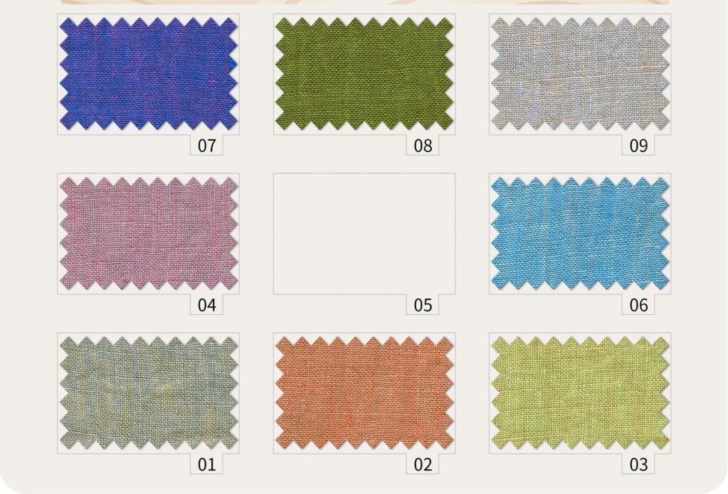 Premium Yarn-Dyed Hemp - 126g Lightweight, 140cm Width, Sandwashed Texture - Luxury Summer #3915 2 linenschina3915 21 1