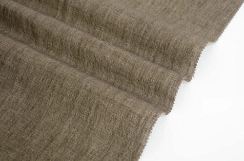 linenschina3917 (8) Textured Linen Fabric - 176g Medium Weight, 140cm Width, Sandwashed Finish - Seasonal Comfort #3917