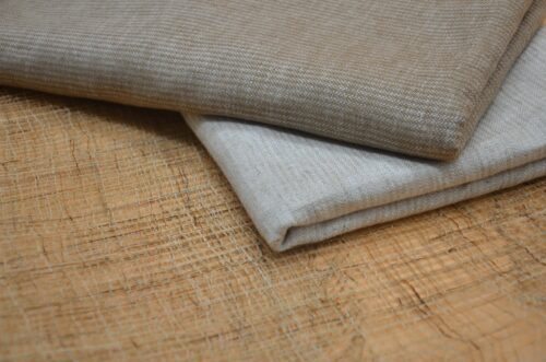 linenschina4604 (38) Heavyweight Linen Viscose Fabric - 226g, 138cm Width, 55% Linen 45% Viscose - Autumn Winter Material #4604