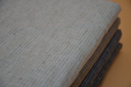 linenschina4604 (6) Heavyweight Linen Viscose Fabric - 226g, 138cm Width, 55% Linen 45% Viscose - Autumn Winter Material #4604