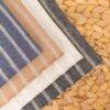 linenschina4605 (9) Linen Rayon Blend Fabric - 138cm Width, 55% Linen 45% Rayon - Versatile Textile Material #4605