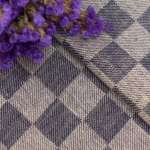 linenschina4606 (1) Warm Linen Rayon Fabric - 226g Heavyweight, 138cm Width, 55% Linen 45% Rayon - Autumn Winter #4606