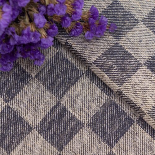 linenschina4606 (1) Warm Linen Rayon Fabric - 226g Heavyweight, 138cm Width, 55% Linen 45% Rayon - Autumn Winter #4606