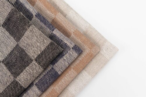 linenschina4606 (4) Warm Linen Rayon Fabric - 226g Heavyweight, 138cm Width, 55% Linen 45% Rayon - Autumn Winter #4606