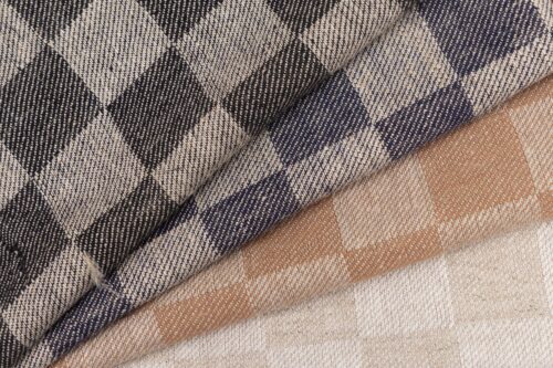 linenschina4606 (5) Warm Linen Rayon Fabric - 226g Heavyweight, 138cm Width, 55% Linen 45% Rayon - Autumn Winter #4606