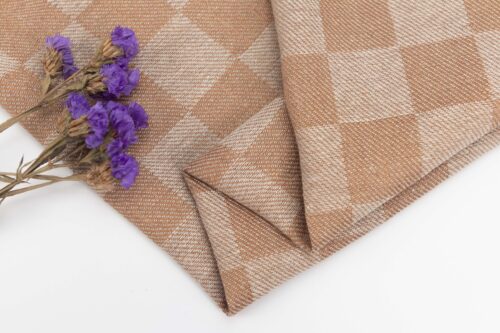 linenschina4606 (9) Warm Linen Rayon Fabric - 226g Heavyweight, 138cm Width, 55% Linen 45% Rayon - Autumn Winter #4606