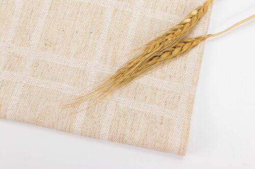 linenschina4607 (1) Linen Rayon Winter Fabric - 138cm Width, 55% Linen 45% Rayon - Cold Season Material #4607