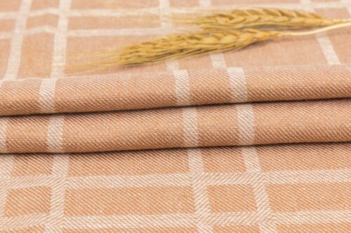 linenschina4607 (12) Linen Rayon Winter Fabric - 138cm Width, 55% Linen 45% Rayon - Cold Season Material #4607
