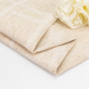 linenschina4607 (2) Linen Rayon Winter Fabric - 138cm Width, 55% Linen 45% Rayon - Cold Season Material #4607