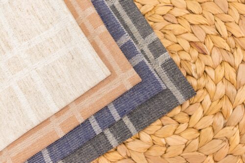 linenschina4607 (8) Linen Rayon Winter Fabric - 138cm Width, 55% Linen 45% Rayon - Cold Season Material #4607
