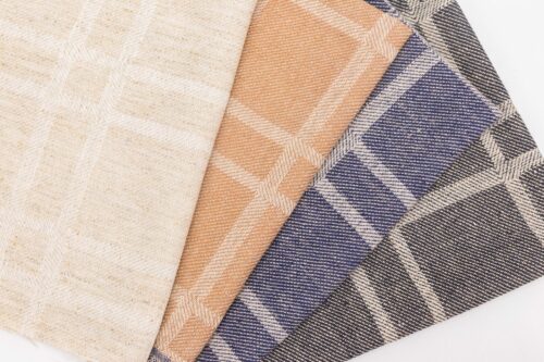 linenschina4607 (9) Linen Rayon Winter Fabric - 138cm Width, 55% Linen 45% Rayon - Cold Season Material #4607
