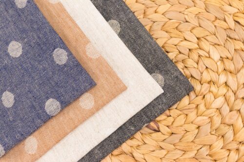 linenschina4608 (7) Linen Rayon Blend Fabric - 138cm Width, 55% Linen 45% Rayon - Quality Textile Material #4608