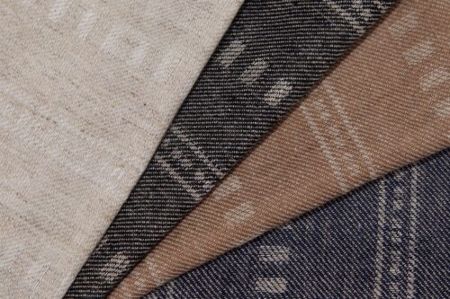 linenschina4609 (6) Linen Rayon Blend Fabric - 138cm Width, 55% Linen 45% Rayon - Premium Textile #4609