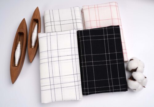 linenschina4611 (4) Light Linen Cotton Summer Fabric - 127g, 138cm Width, 55% Linen 45% Cotton - Cool & Breathable #4611