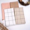 linenschina4613 (1) Summer Linen Cotton Fabric - 109g Lightweight, 138cm Width, 35% Linen 65% Cotton #4613