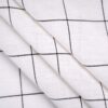 linenschina4613 (6) Summer Linen Cotton Fabric - 109g Lightweight, 138cm Width, 35% Linen 65% Cotton #4613
