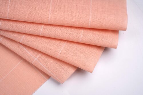 linenschina4613 (9) Summer Linen Cotton Fabric - 109g Lightweight, 138cm Width, 35% Linen 65% Cotton #4613