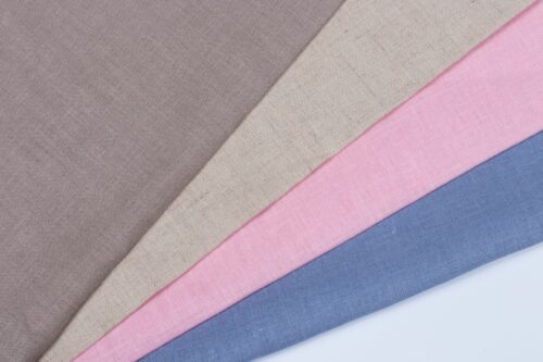 linenschina4808 (2) Medium Weight Linen Rayon - 150g, 138cm Width, 55% Linen 45% Rayon - Versatile Fabric #4808