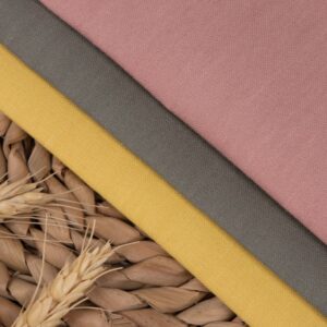 linenschina4817 (1) Stretch Linen Rayon Blend - 216g, 135cm Width, 50% Linen 47% Rayon 3% Spandex - Comfort Fit #4817