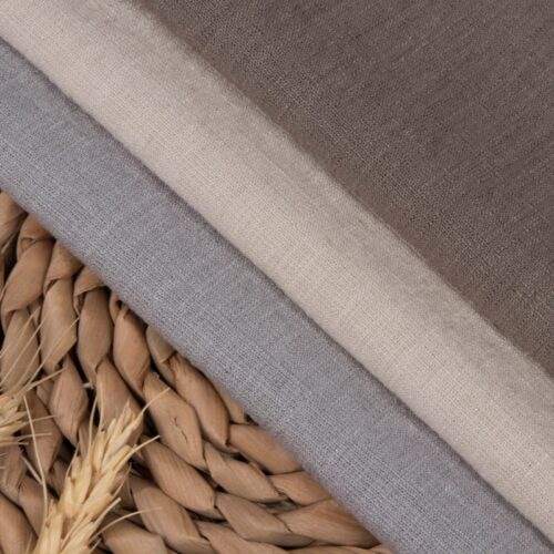 linenschina4820 (1) Ramie Nylon Stretch Fabric - 150cm Width, 77% Ramie 20% Nylon 3% Spandex - Unique Blend #4820