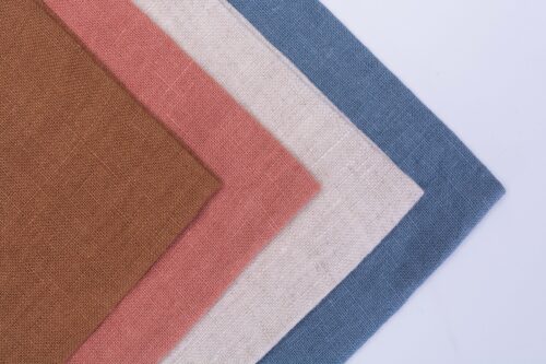 linenschina4821 (3) Washed Pure Linen Fabric - 198g, 138cm Width, 100% Linen - Soft Spring Autumn Material #4821