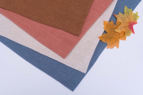 linenschina4821 (4) Washed Pure Linen Fabric - 198g, 138cm Width, 100% Linen - Soft Spring Autumn Material #4821