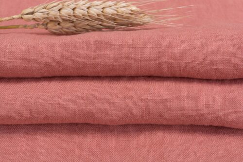 linenschina4821 (9) Washed Pure Linen Fabric - 198g, 138cm Width, 100% Linen - Soft Spring Autumn Material #4821