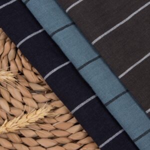 linenschina4823 (1) Yarn Dyed Washed Linen - 224g, 140cm Width, 100% Linen - Spring Summer Collection #4823