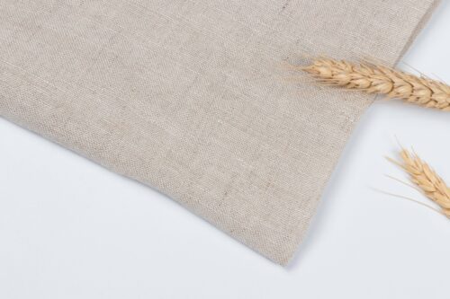 linenschina4824 (10) Washed Light Linen Fabric - 142g, 140cm Width, 100% Linen - Breathable Spring Summer #4824