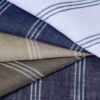 linenschina4832 (45) Cool Stripe Linen Fabric - 128g, 137cm Width, 100% Linen - Temperature Regulating #4832