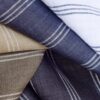 linenschina4832 (46) Cool Stripe Linen Fabric - 128g, 137cm Width, 100% Linen - Temperature Regulating #4832