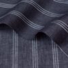linenschina4832 (7) Cool Stripe Linen Fabric - 128g, 137cm Width, 100% Linen - Temperature Regulating #4832