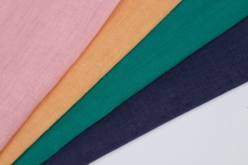 linenschina5604 (2) Ramie Viscose Blend Fabric - 138cm Width, 80% Ramie 20% Viscose - Natural Texture #5604