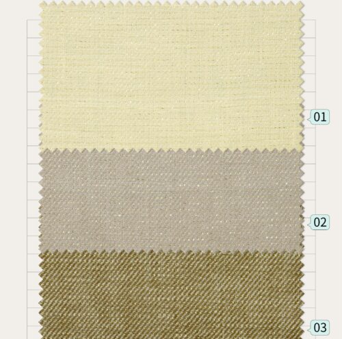linenschina5622 (1) Linen Metallic Blend Fabric - 210g, 138cm Width, 95% Linen 5% Metallic - Subtle Shine #5622