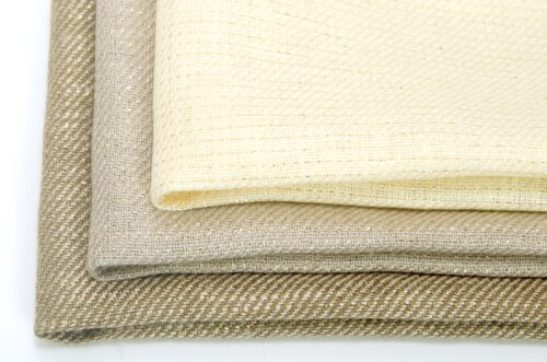 linenschina5622 (13) Linen Metallic Blend Fabric - 210g, 138cm Width, 95% Linen 5% Metallic - Subtle Shine #5622