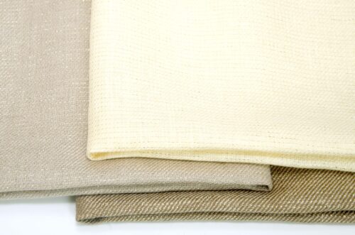 linenschina5622 (14) Linen Metallic Blend Fabric - 210g, 138cm Width, 95% Linen 5% Metallic - Subtle Shine #5622