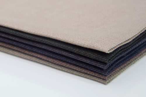 Premium Dyed Linen Fabric - 215g, 140cm Width, 100% Linen - British Style Texture #5627