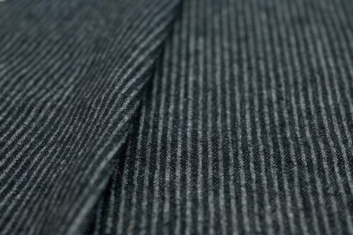 linenschina5635 (10) Jacquard Linen Cotton Blend - 272g, 140cm Width, 60% Linen 40% Cotton - 3D Stripe Effect #5635