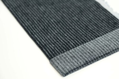 linenschina5635 (11) Jacquard Linen Cotton Blend - 272g, 140cm Width, 60% Linen 40% Cotton - 3D Stripe Effect #5635