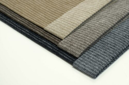 linenschina5635 (12) Jacquard Linen Cotton Blend - 272g, 140cm Width, 60% Linen 40% Cotton - 3D Stripe Effect #5635