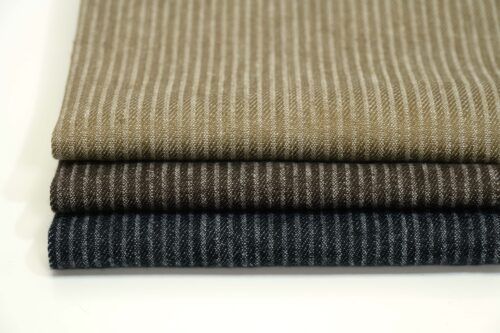 linenschina5635 (14) Jacquard Linen Cotton Blend - 272g, 140cm Width, 60% Linen 40% Cotton - 3D Stripe Effect #5635