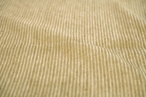 linenschina5635 (4) Jacquard Linen Cotton Blend - 272g, 140cm Width, 60% Linen 40% Cotton - 3D Stripe Effect #5635