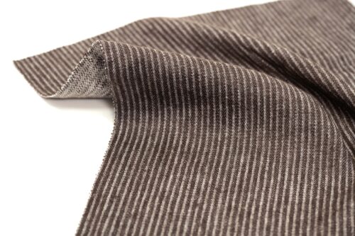 linenschina5635 (6) Jacquard Linen Cotton Blend - 272g, 140cm Width, 60% Linen 40% Cotton - 3D Stripe Effect #5635